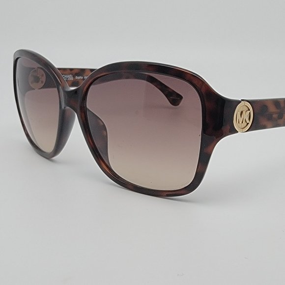 *SOLD* Michael Kors M2842S Sophia Tortoise Frame Brown Gradient Lens Sunglasses